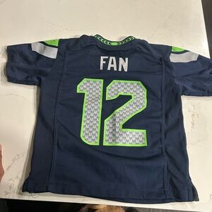 NFL Kids Navy and Green Fan Jersey